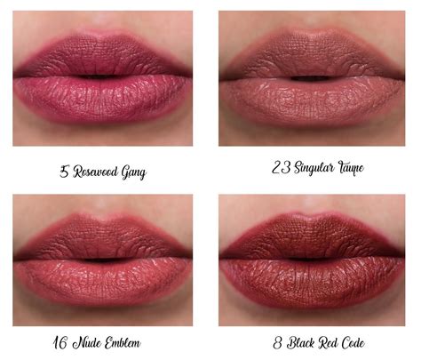 ysl tatouage matte lipstick swatch|ysl lip stain review.